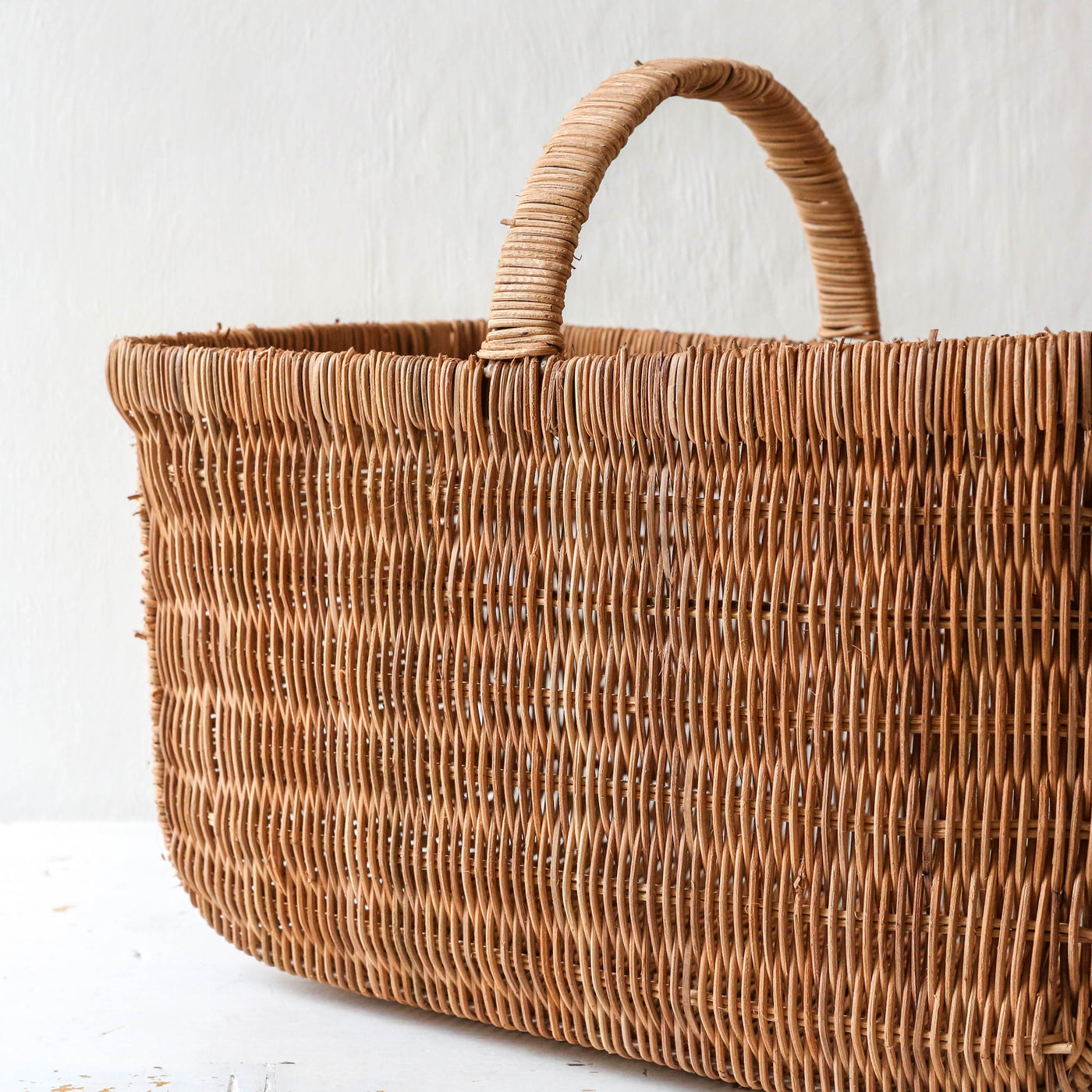 Rattan Shopping Basket