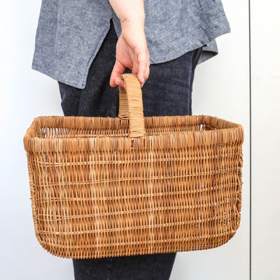 Rattan Shopping Basket