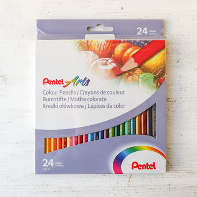 Pentel Arts Colouring Pencils - Pack of 24