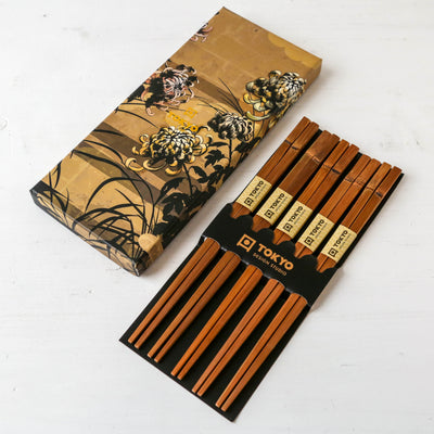 Chopstick Gift Set - Bamboo Brown