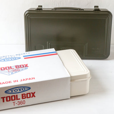 TOYO T-360 Steel Trunk - White