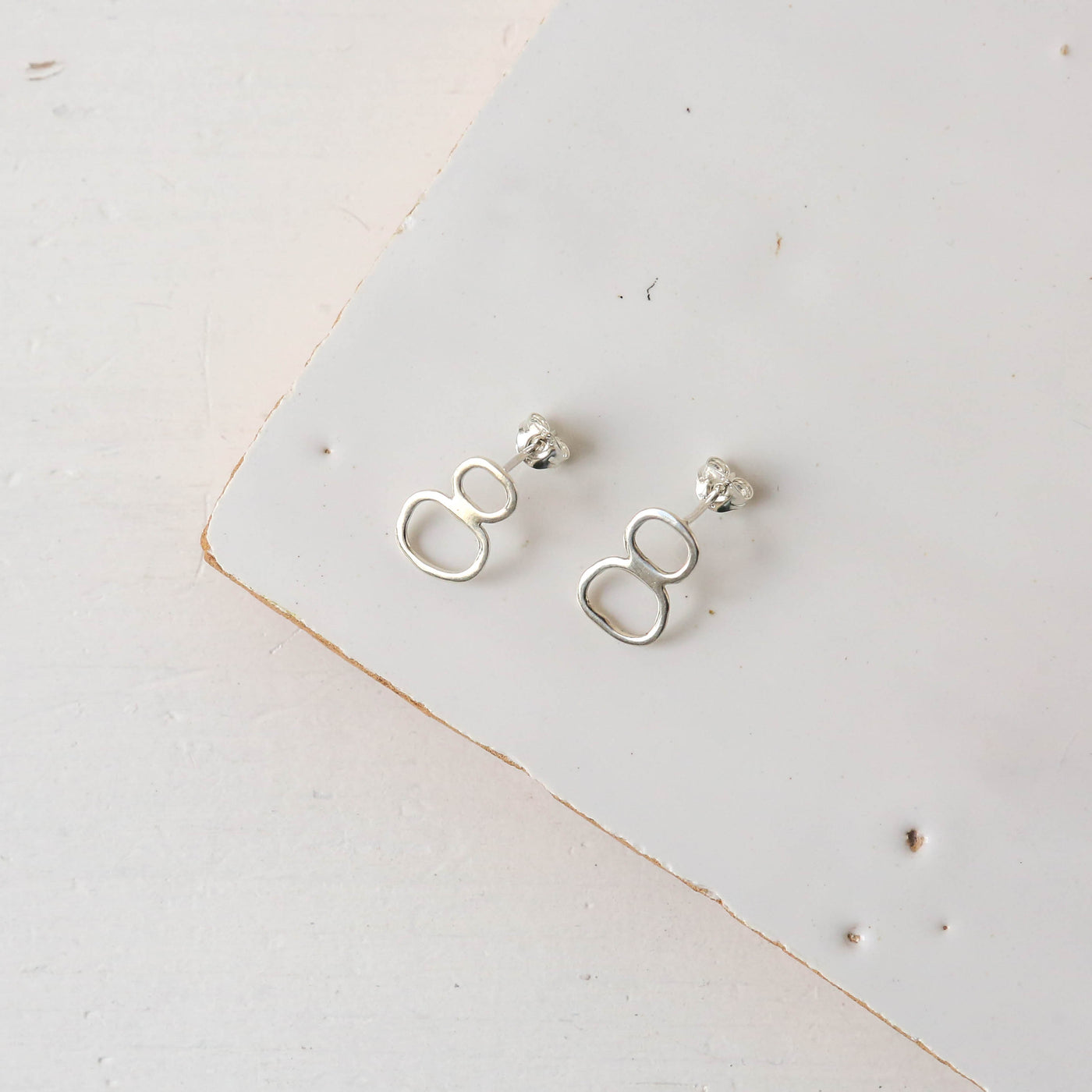Mini Pebble Stack Earrings