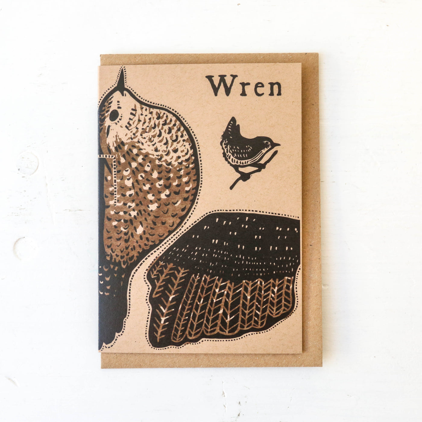 Rosanna Morris Make a Bird Greetings Card - Wren