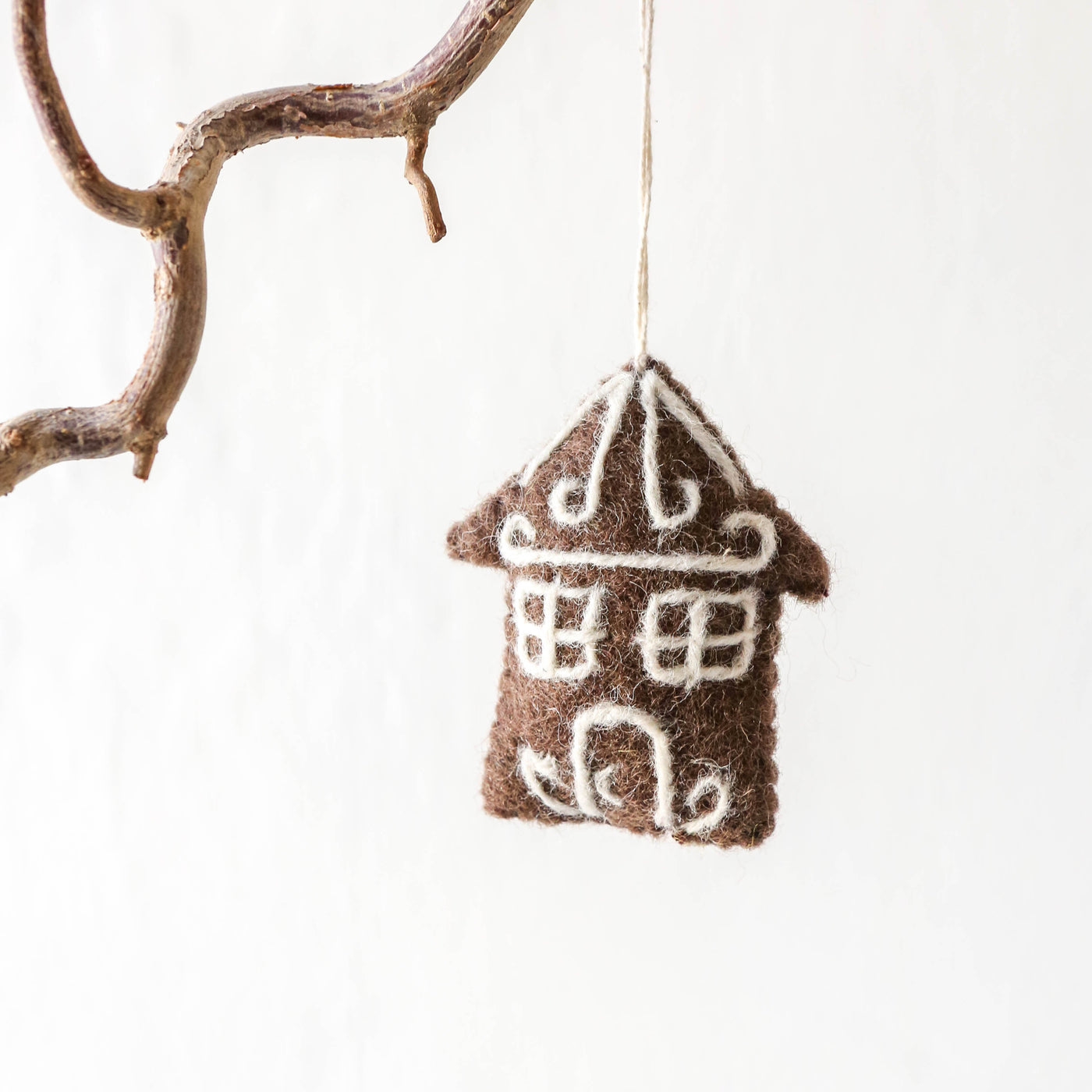 Gingerbread House Felt Hanging Decoration