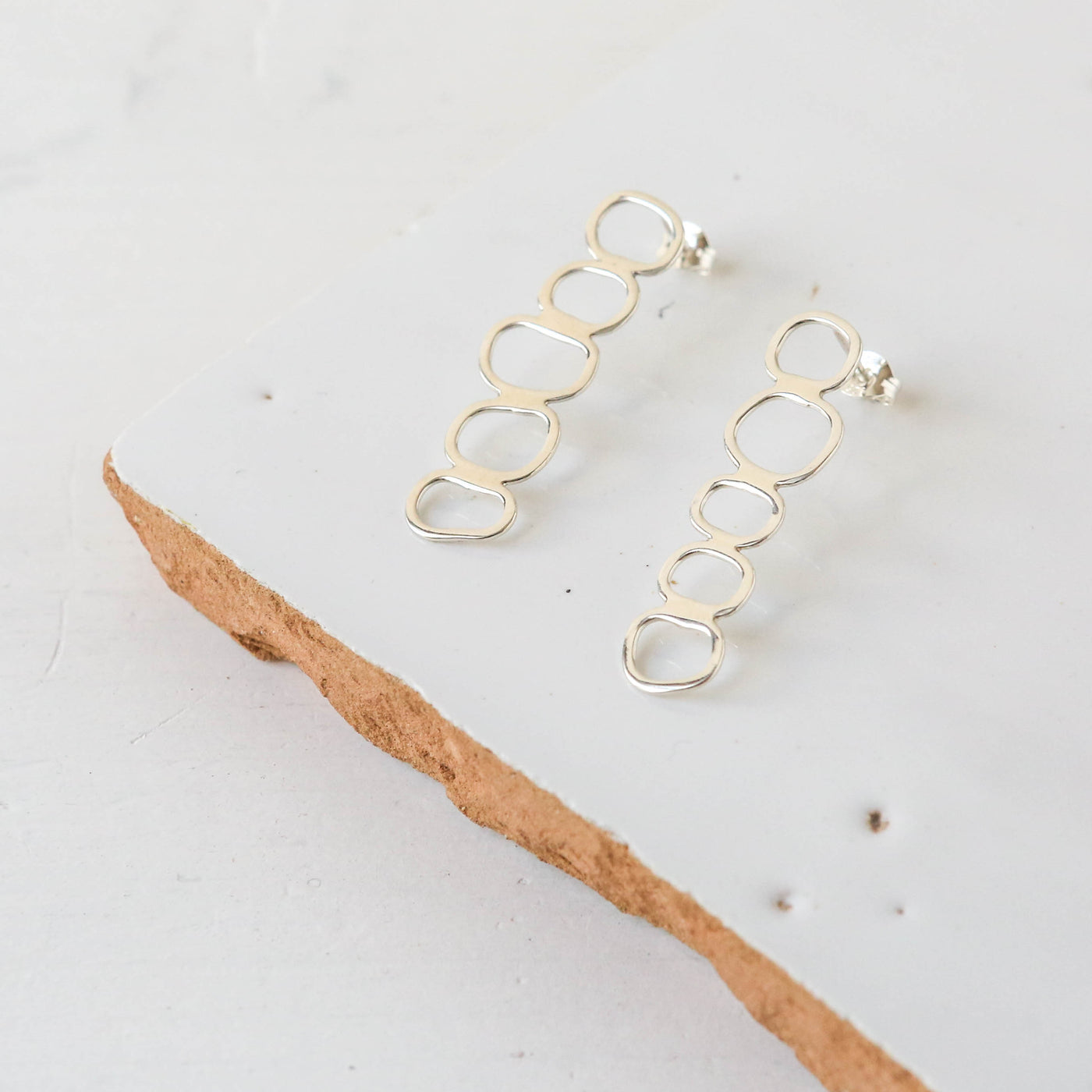 Stacked Cairn Earrings