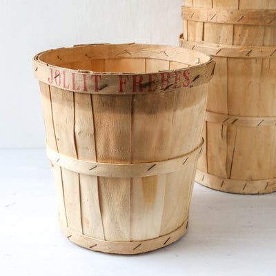 Vintage French Bushel Basket