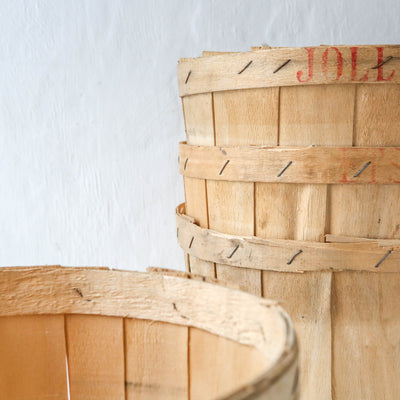Vintage French Bushel Basket