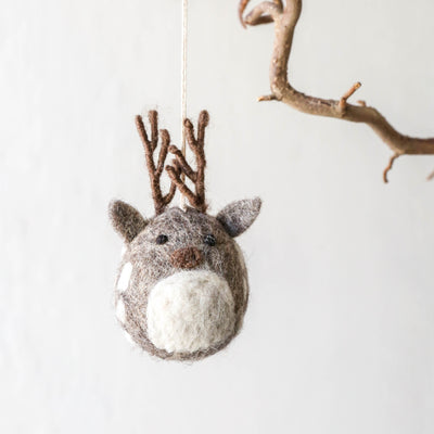 Cute Felt Deer Hanging Decoration