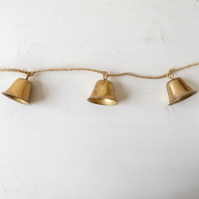 Antique Gold Church Bell Garland - 1.4m
