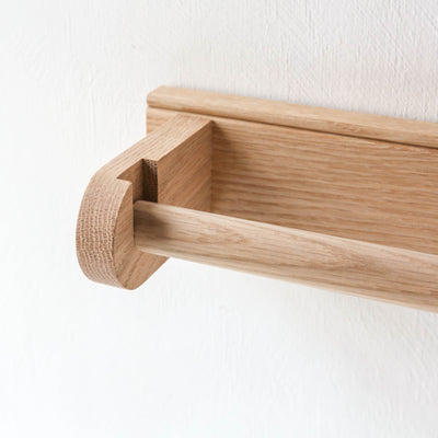 Oak Kitchen Roll Holder