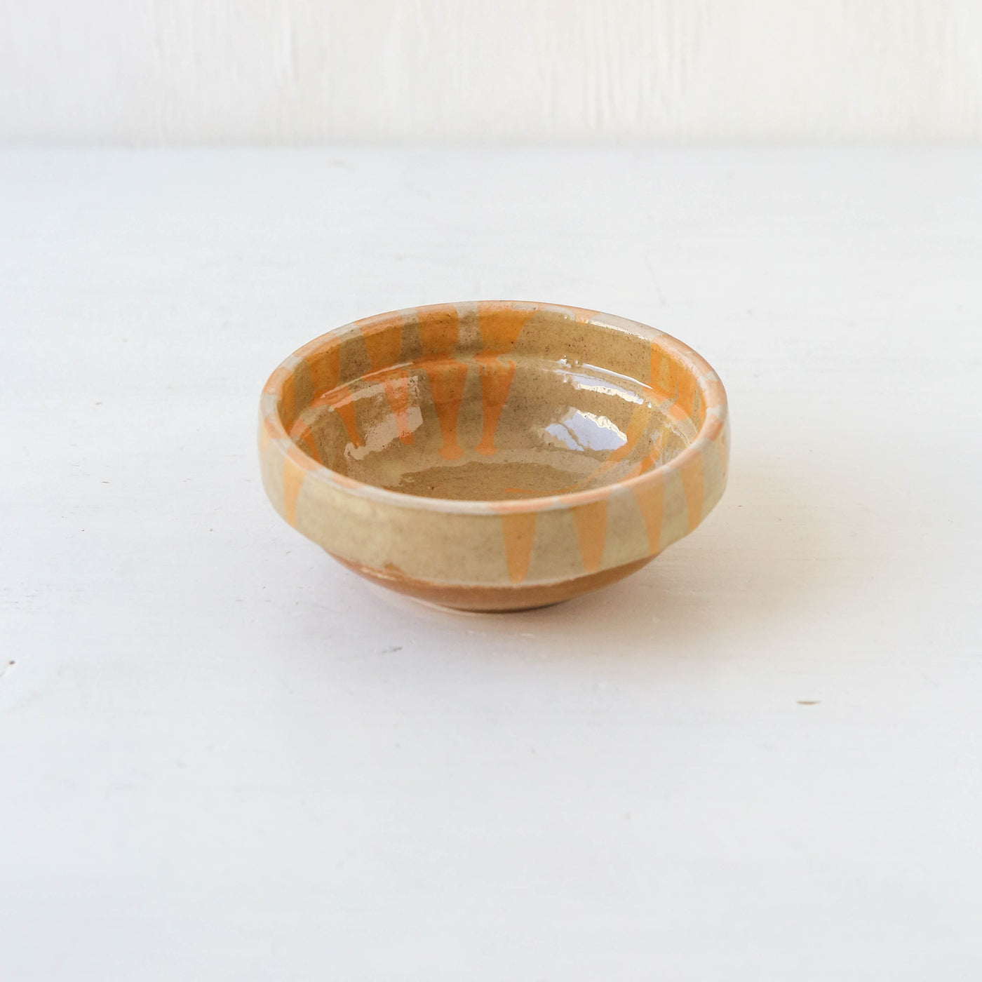 Mini Romanian Slipware Folk Bowl - Random Colour Mix
