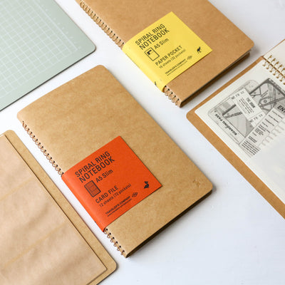 TRAVELER'S COMPANY Card File Spiral Ring Notebook A5 Slim
