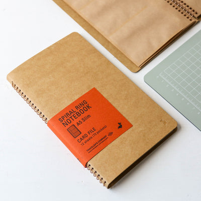 TRAVELER'S COMPANY Card File Spiral Ring Notebook A5 Slim