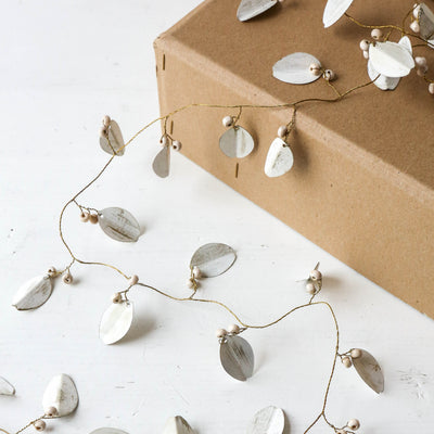 Frosted Winter White Berry Garland - 1.8m