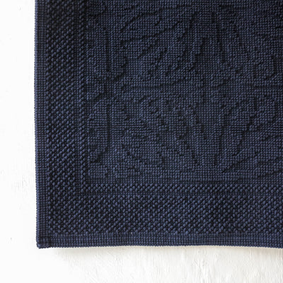 Woven Cotton Bath Mat - Ink