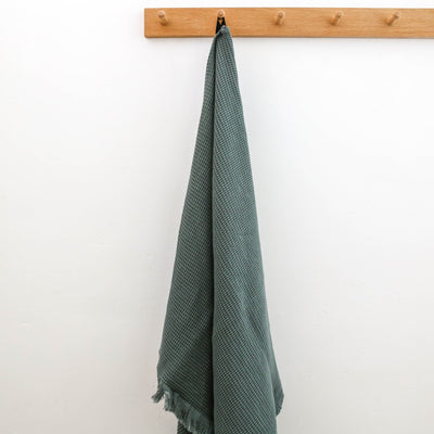 Waffle Cotton Bath Towel - Pigeon
