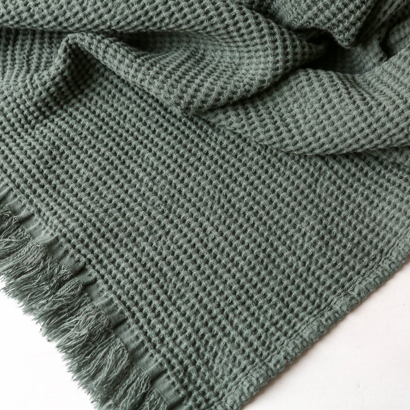 Waffle Cotton Bath Towel - Pigeon