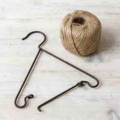 String Hanger with Jute Twine