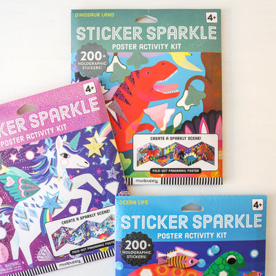 Ocean Life Sticker Sparkle Poster Activity Kit