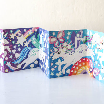 Unicorn Magic Sticker Sparkle Poster Activity Kit
