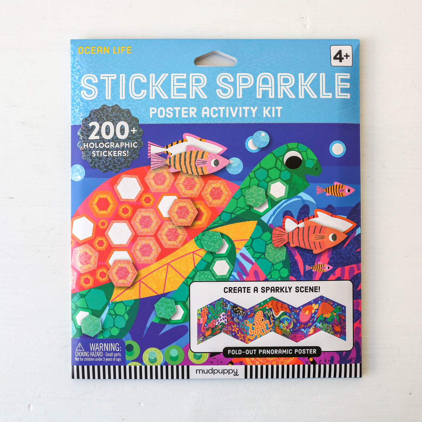 Ocean Life Sticker Sparkle Poster Activity Kit