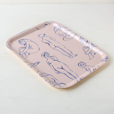 Blue Nudes Tray by Wanderlust