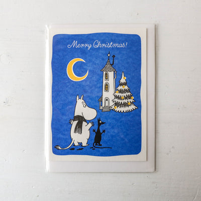 Moomin Home For Christmas Letterpress Card