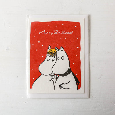 Moomin Love at Christmas Letterpress Card