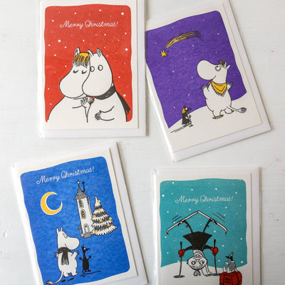 Moomin Home For Christmas Letterpress Card