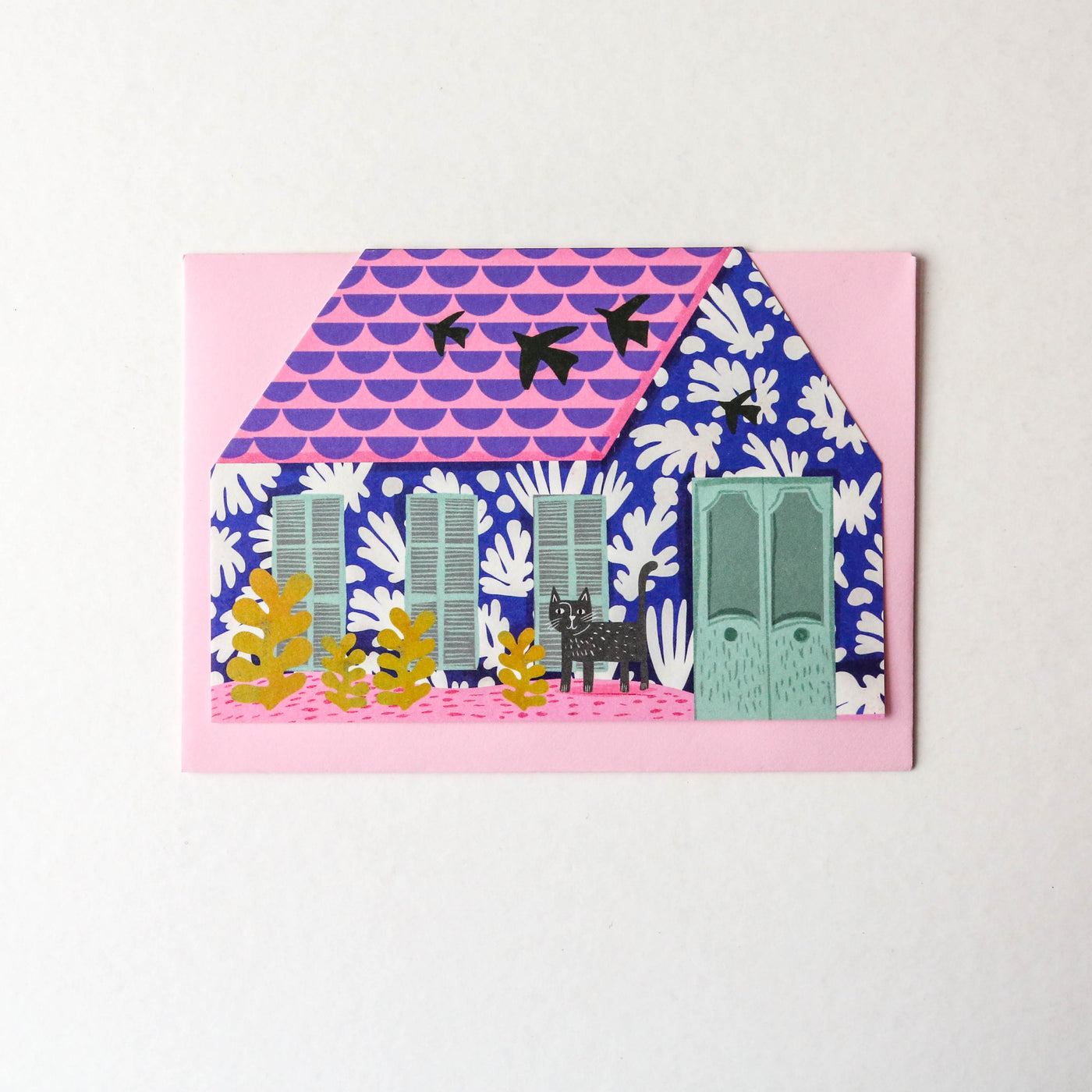 Catisse Cut Out House Card