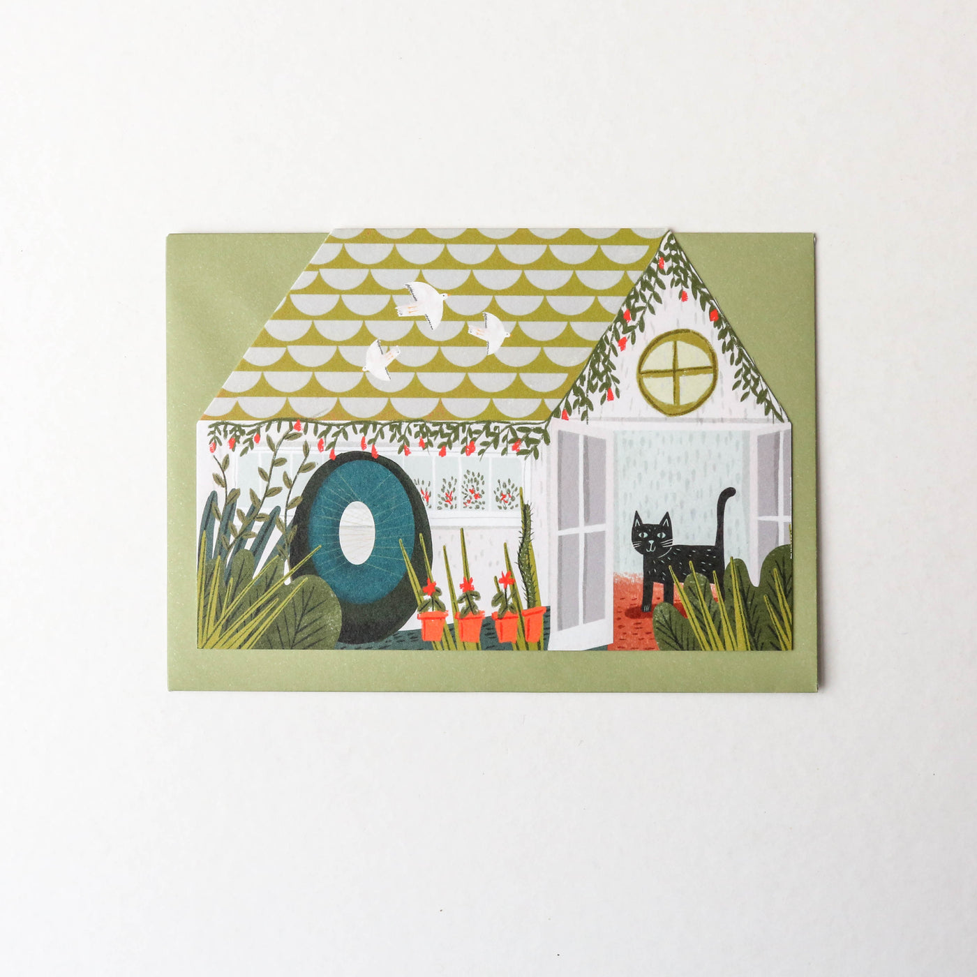 Barbara Catworth Cut Out House Card