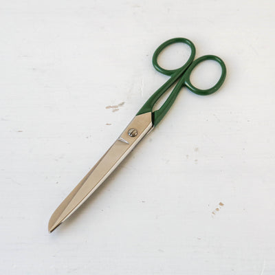 Office Scissors - Large with Green Handles