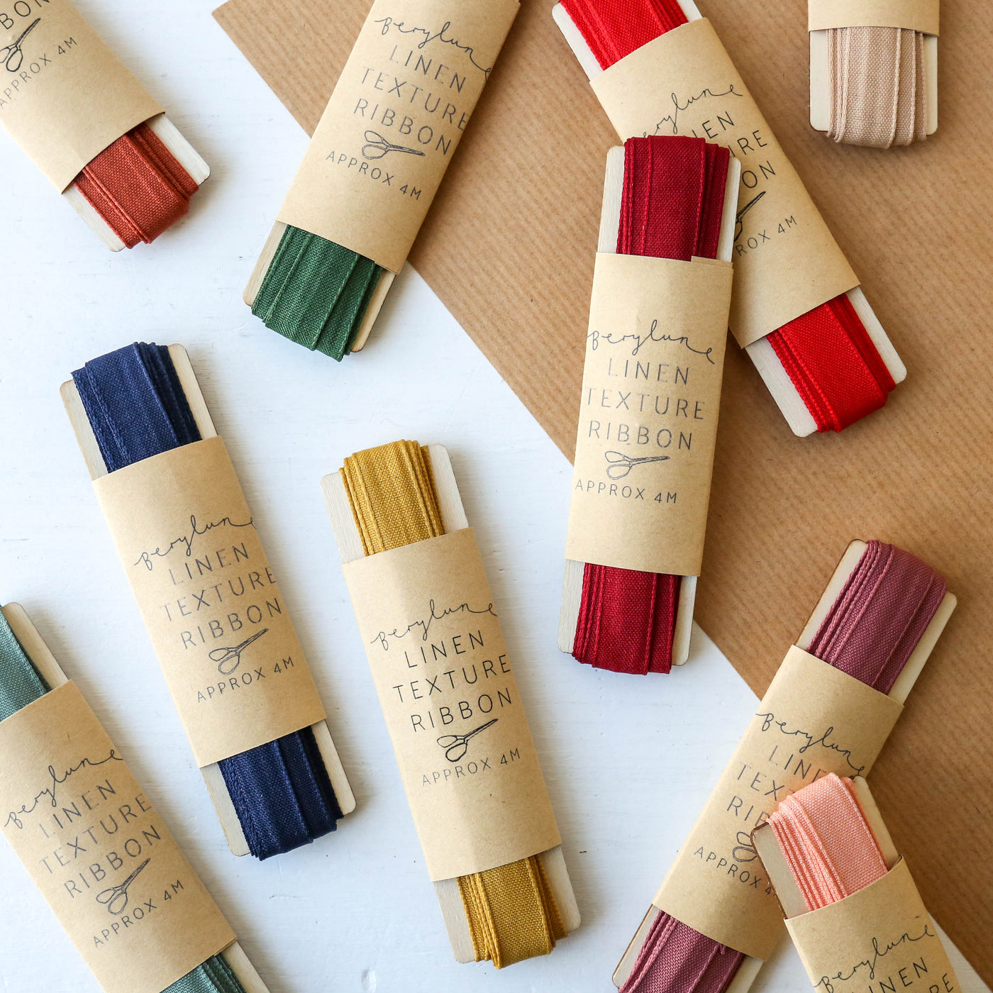 Linen Texture Ribbon - 4m