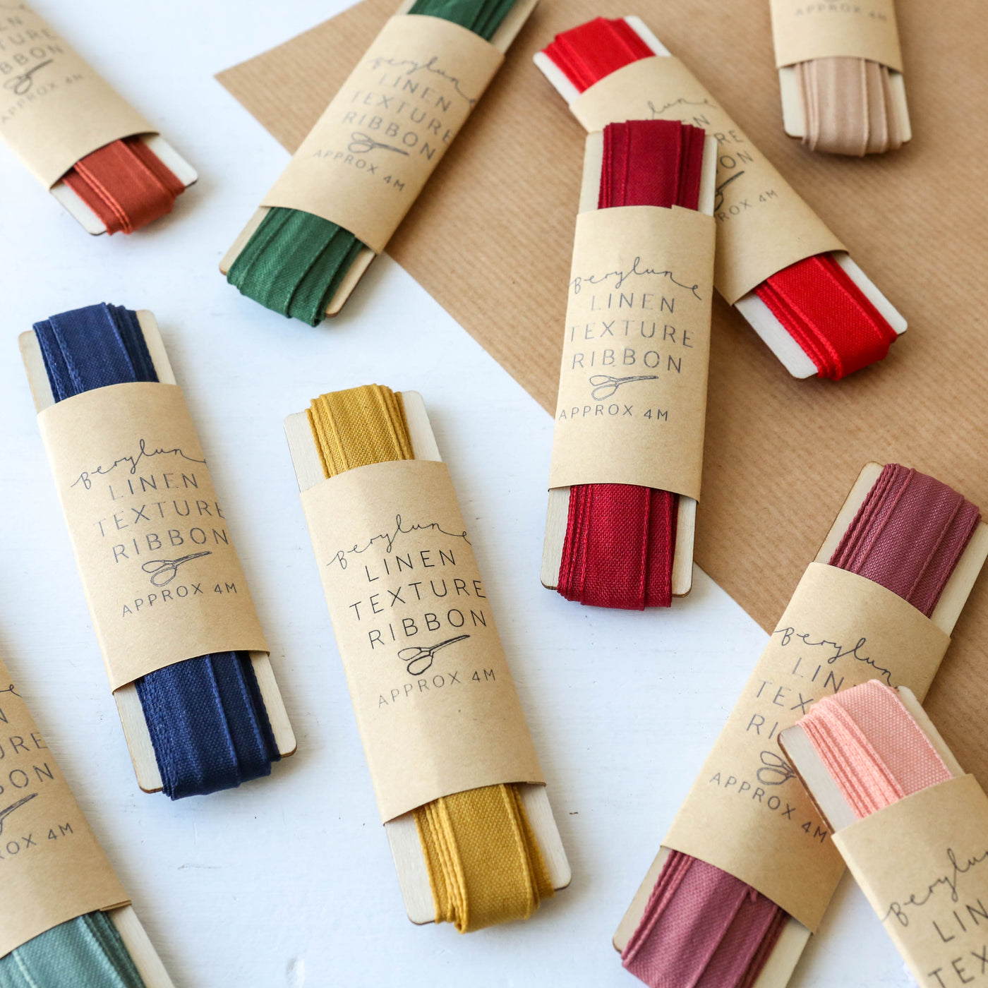 Linen Texture Ribbon - 4m