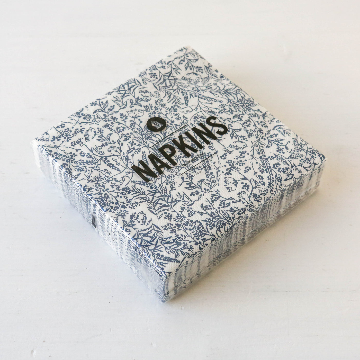 Pack of Paper Napkins - Blue Flower