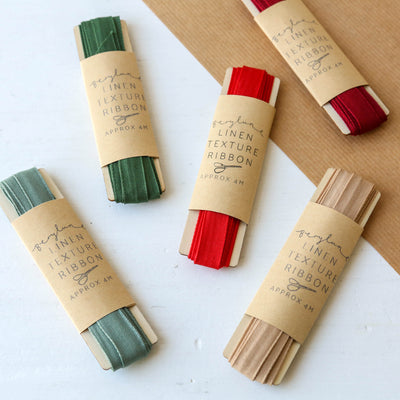 Linen Texture Ribbon - 4m