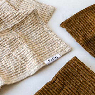 Set of Two Dish Cloths - Dark Olive