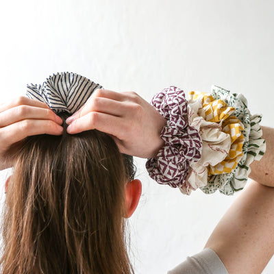 Indian Cotton Hair Scrunchie