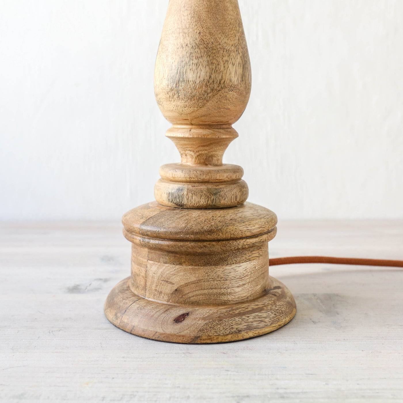 Usha Mango Wood Lamp Base