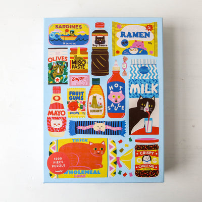 Cat Food 1000 Piece Jigsaw Puzzle