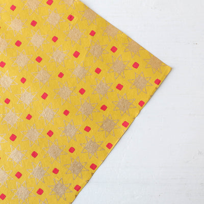 Screen printed wrapping paper by East End Press