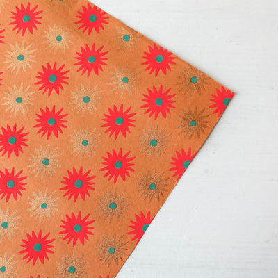 Screen printed wrapping paper by East End Press