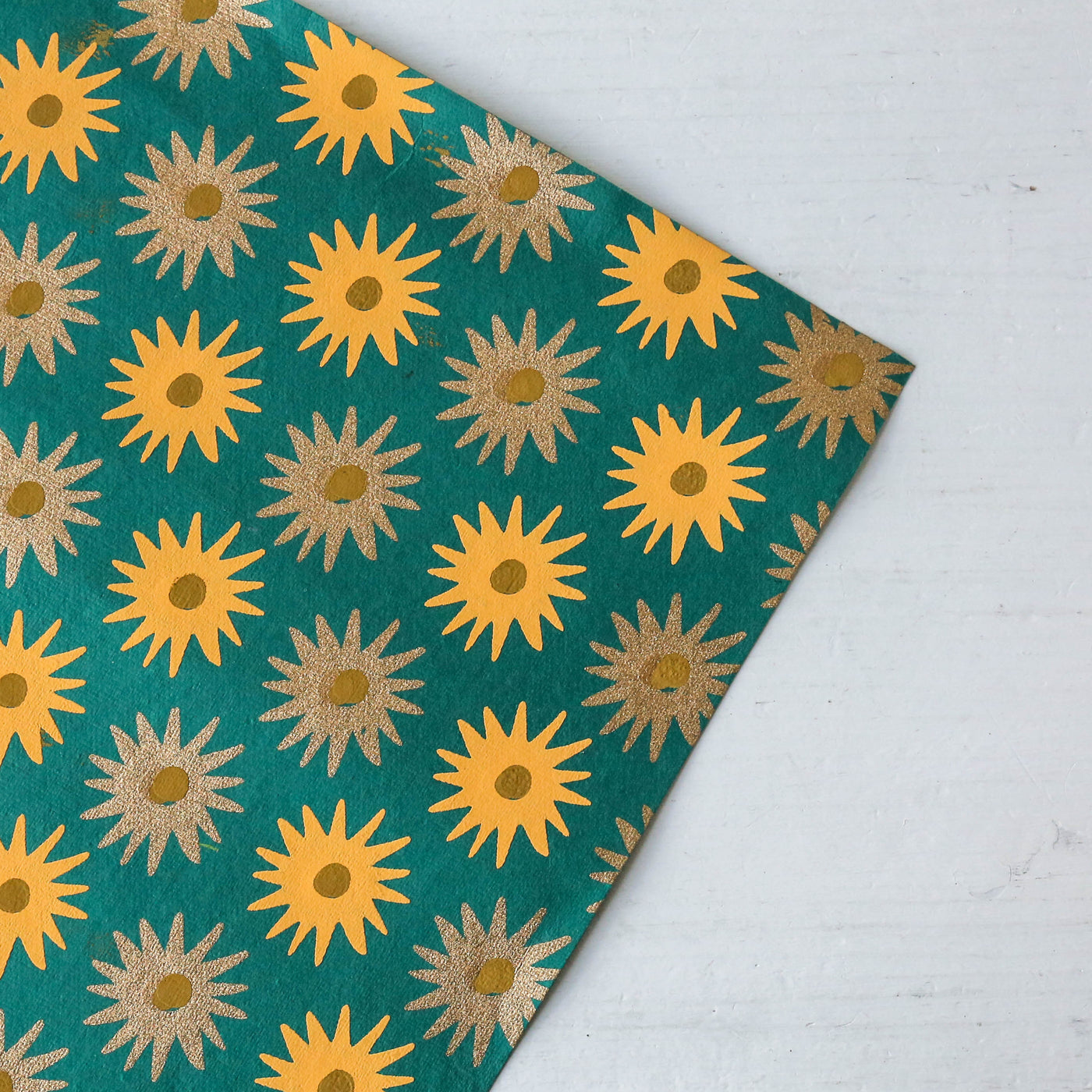 Screen printed wrapping paper by East End Press