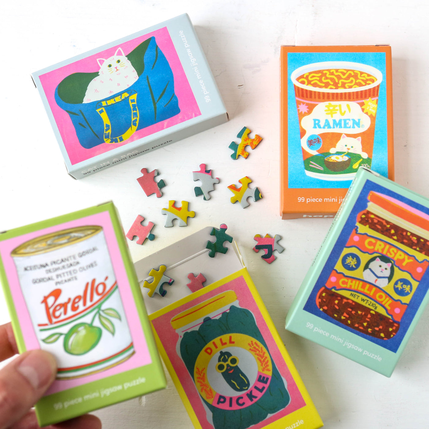 Mini 99 Piece Jigsaw Puzzle - Chilli Oil