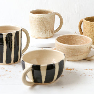 Handmade Cappuccino Mug - Sandstone