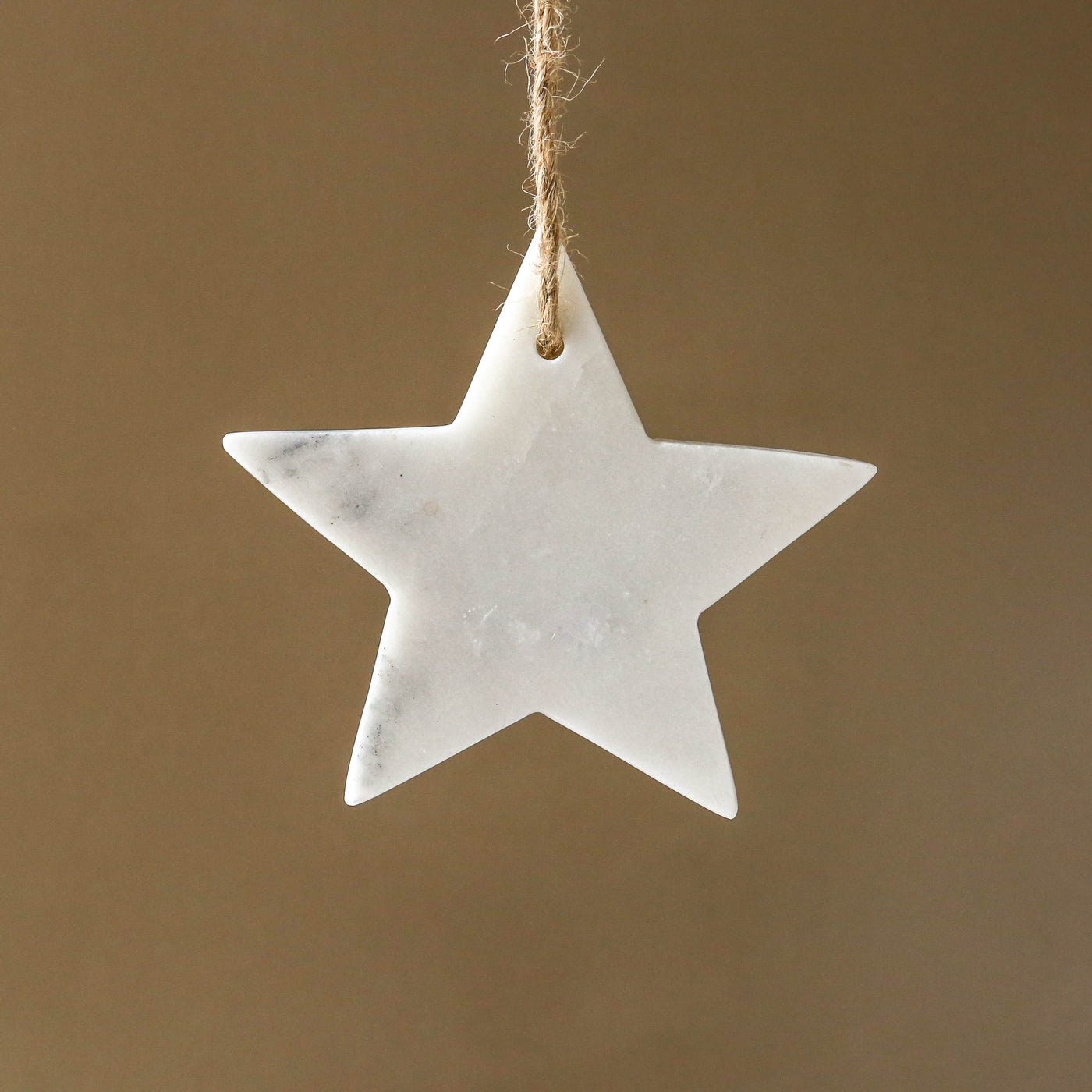 White Marble Star Hanging Decoration