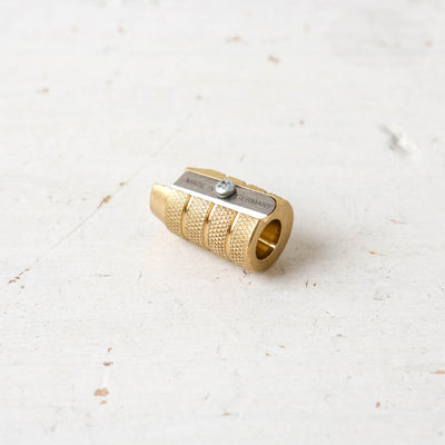 M + R Deluxe 'Grenade' Brass Sharpener
