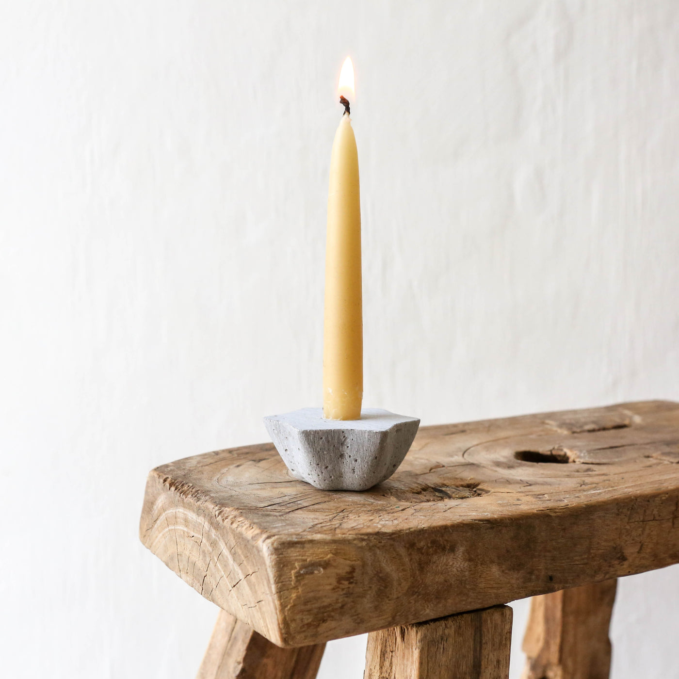 Little Concrete Star Candle Holder - For Mini/Taper Candles