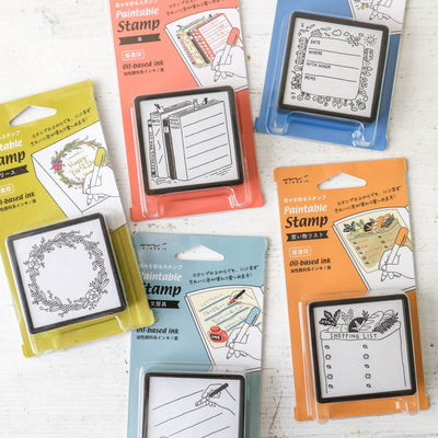 Pre-inked Paintable Stamp by Midori - Square