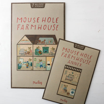 Wallpaper for Maileg Mouse Hole Farmhouse Annex